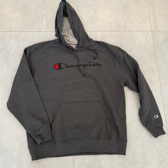 NWOT CHAMPION MENS POWERBLEND GRAPHIC HOODIE - Picture 4 of 7